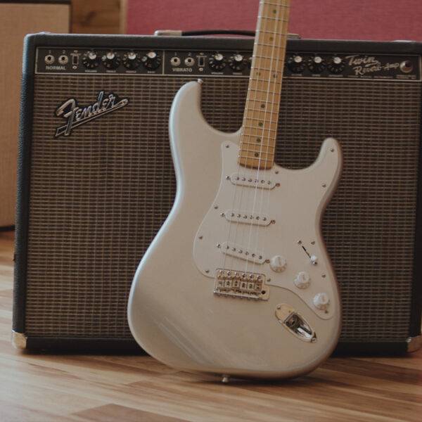 Fender Stratocaster and Amp Lifestyle Photo
