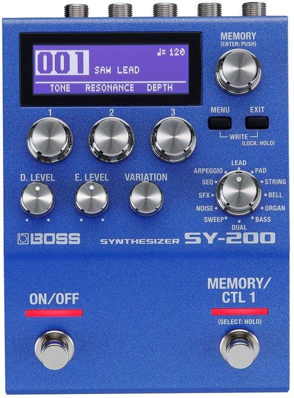 Boss Sy 200 Synthesizer Pedal