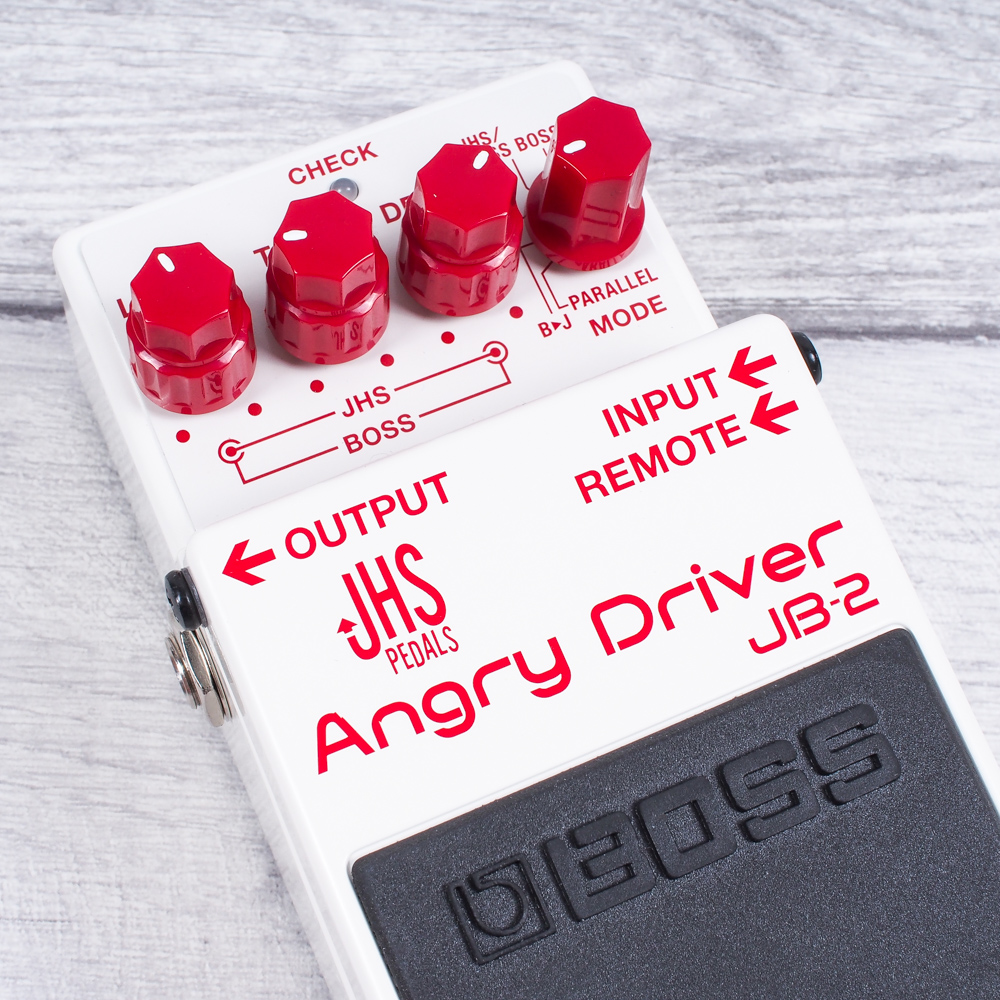 BOSS' First Ever Collaboration Pedal. The Boss/JHS JB-2 ANGRY DRIVER!