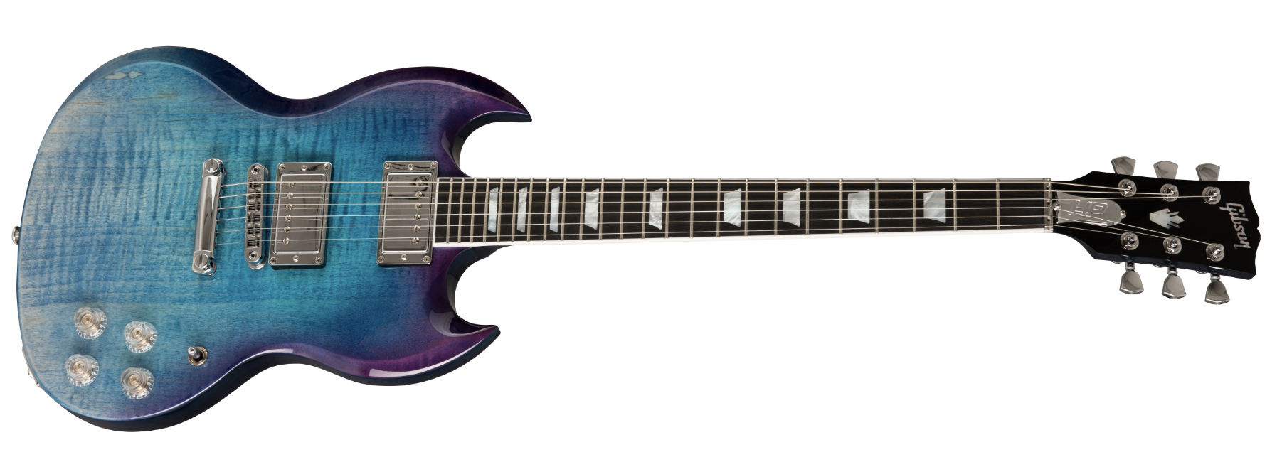 Gibson USA 2019 SG High Performance, Blueberry Fade