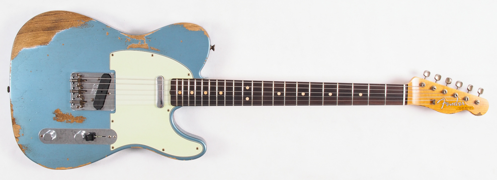 Fender Custom Shop '63 Telecaster LTD, Heavy Relic, Super Faded Aged Lake Placid Blue
