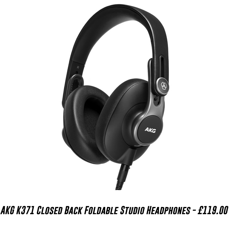 AKG K371 Closed back foldable studio headphones