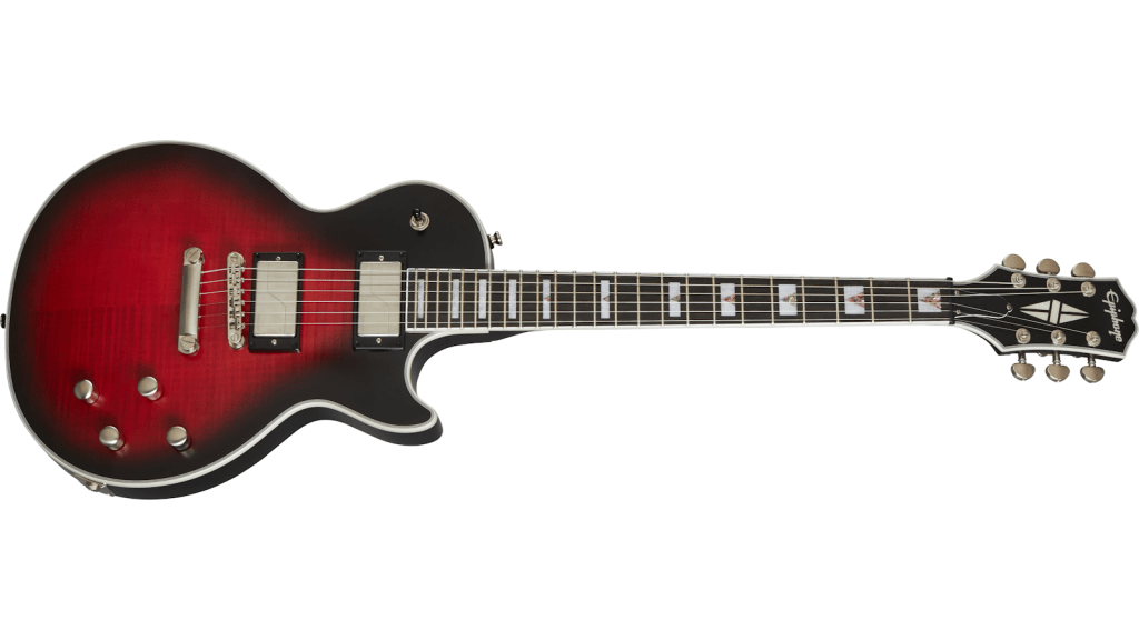 Epiphone Les Paul in Red Tiger Aged Gloss