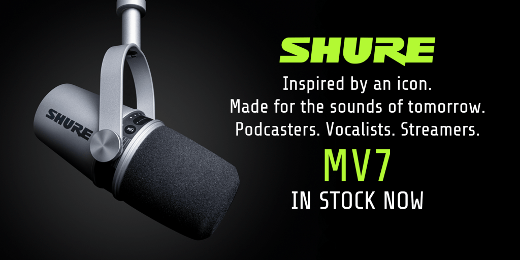 The New Shure Mv7 The Perfect All Rounder Gak Blog