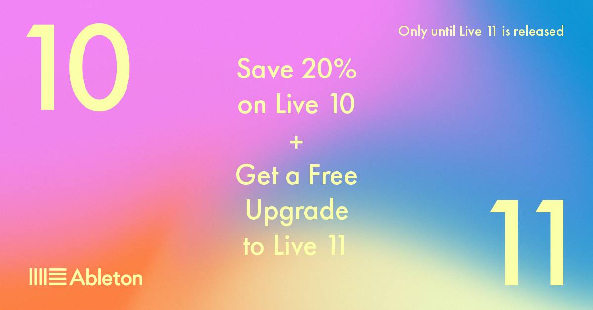 ableton 10 suite upgrde coupon