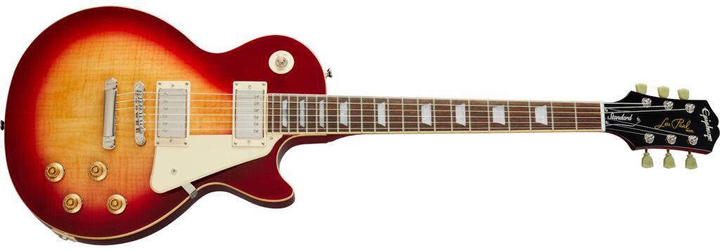 Epiphone Les Paul Standard 50s in Heritage Cherry Sunburst, a great guitar for beginners