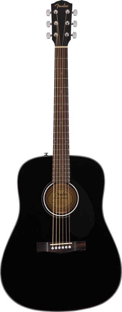 Fender CD-60S Dreadnought Acoustic, Black