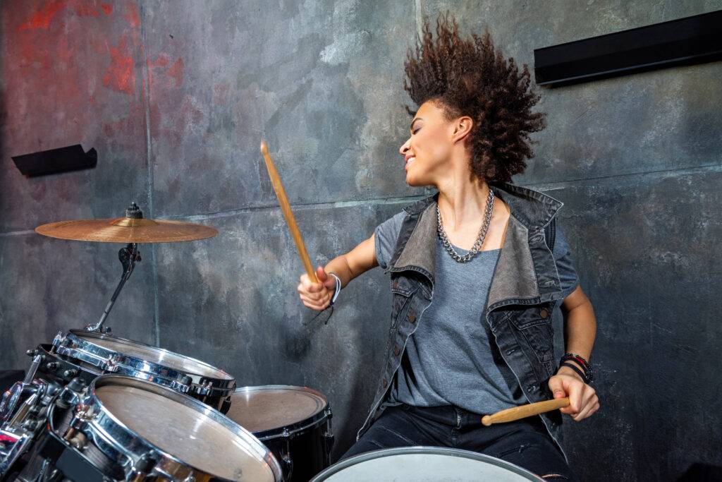 Stock image of a drummer.