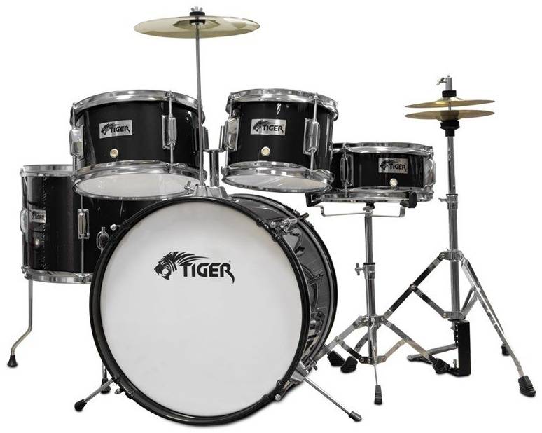 Tiger JDS14 Junior Drum Kit in Black