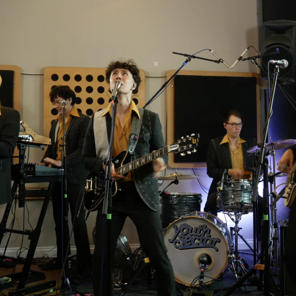 Photo of the band Youth Sector performing at Brighton Electric.