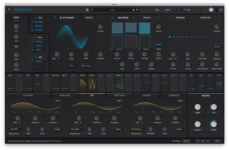 Arturia Pigments 4 Software Synth Effects