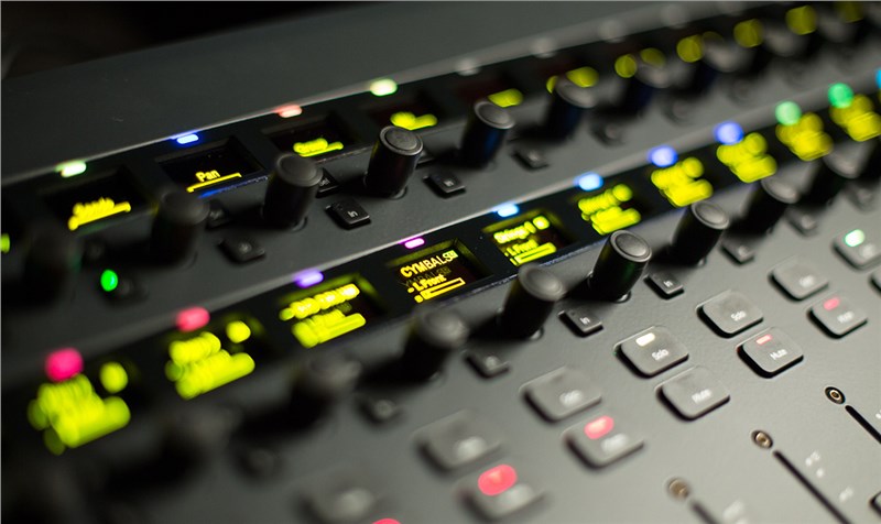 Avid Pro Tools S3 Control Surface, button close up