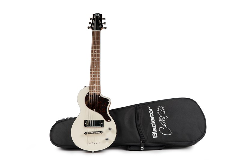 Carry-On Travel Guitar, White - Package