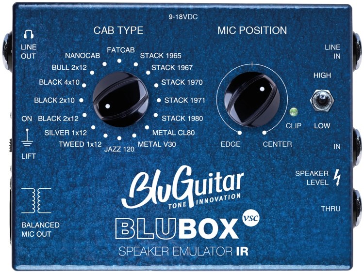 BluGuitar BluBOX Impulse Response Speaker Emulator