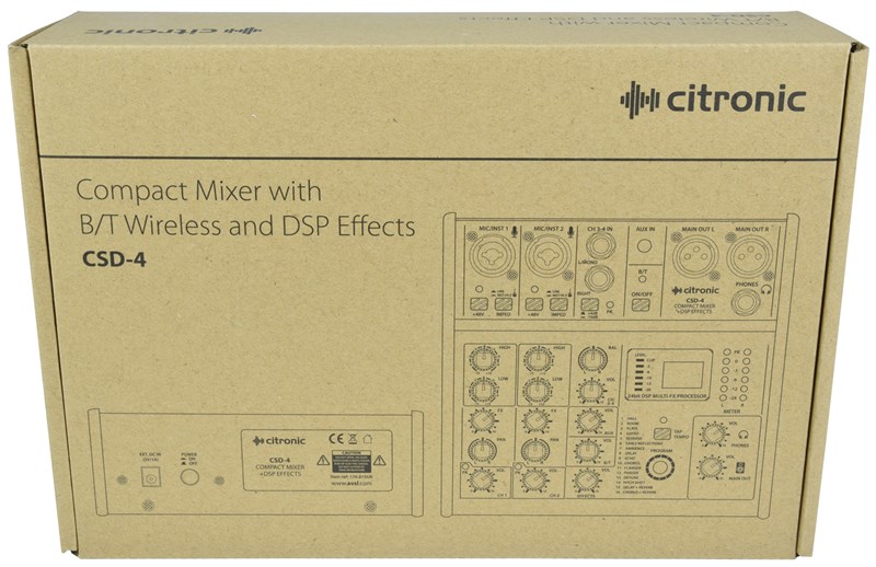 Citronic CSD-4 Compact Mixer