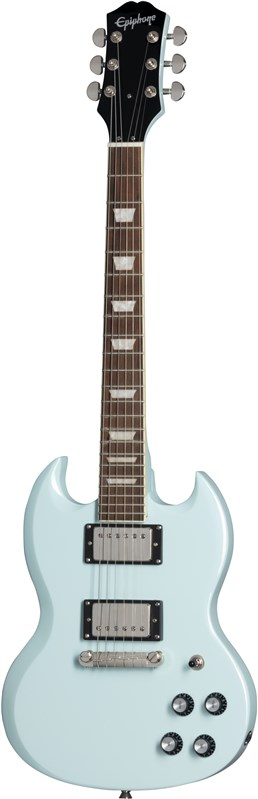 Epiphone Power Players SG, Ice Blue Front