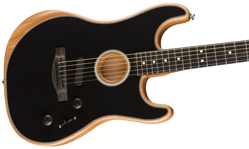 Fender American Acoustasonic Strat Black 4