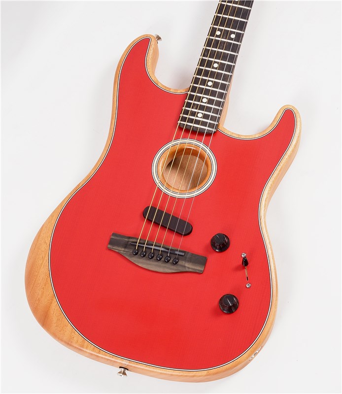 Fender Acoustasonic Stratocaster Dakota Red 4
