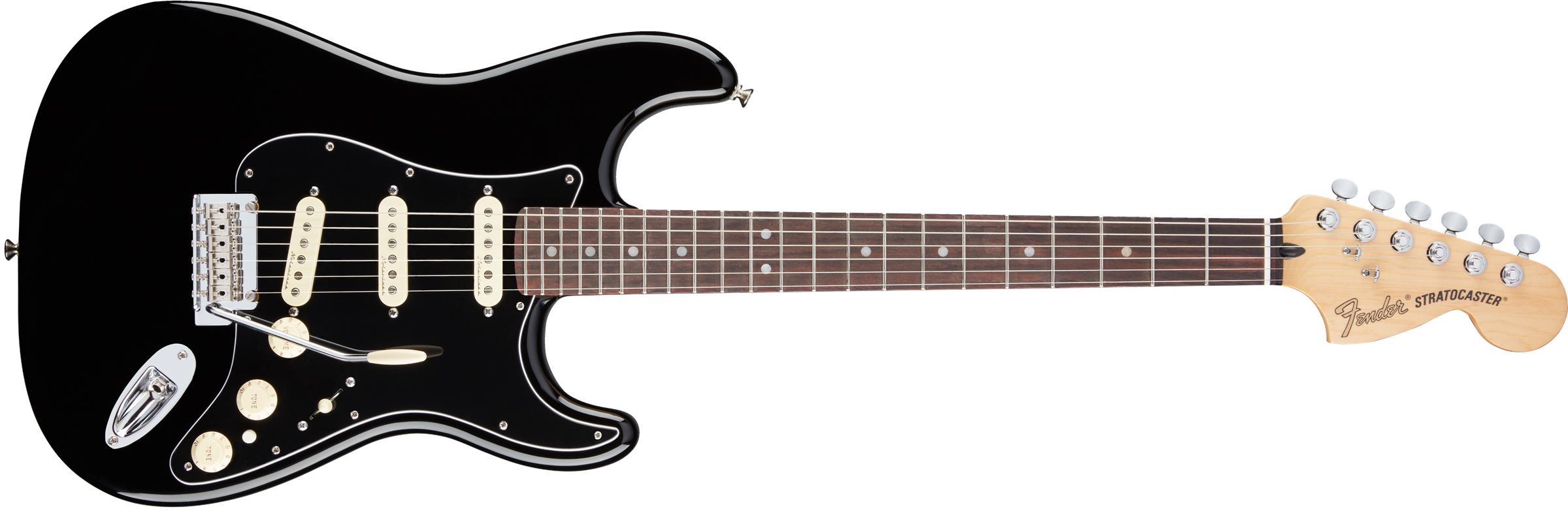 Fender Deluxe Stratocaster Black Main