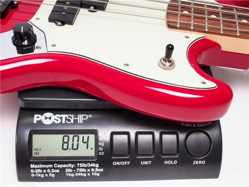 Fender Offset Mustang Bass PJ Torino Red 16