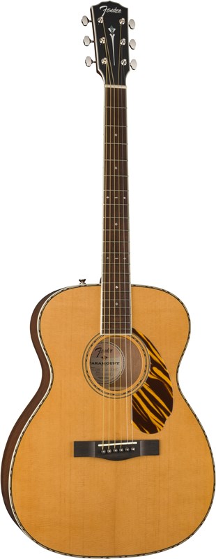 Fender PO-220E Orchestra Guitar Natural Tilt