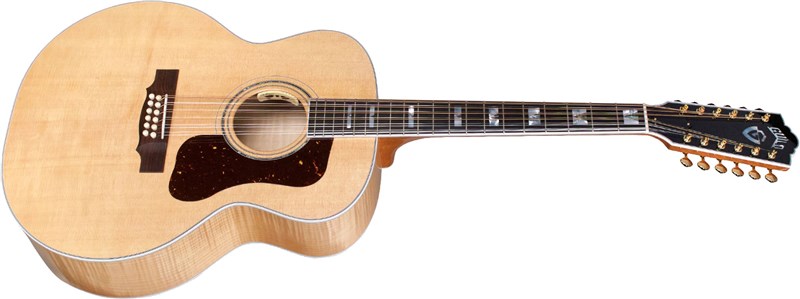 Guild USA F-512 Maple Jumbo Acoustic 3
