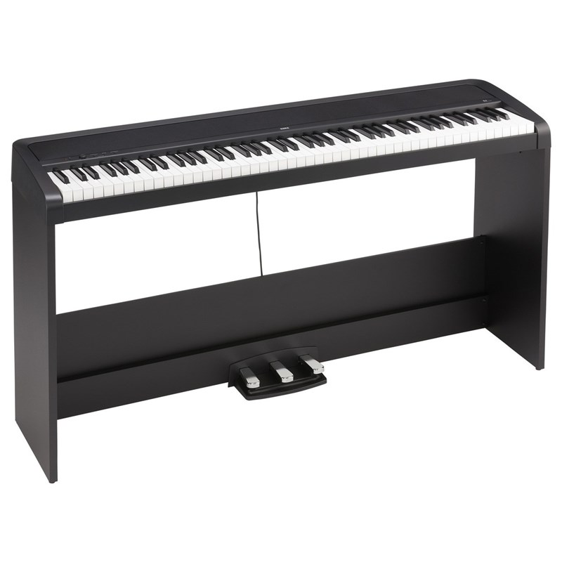 Korg B2SP Digital Piano, Black, side view