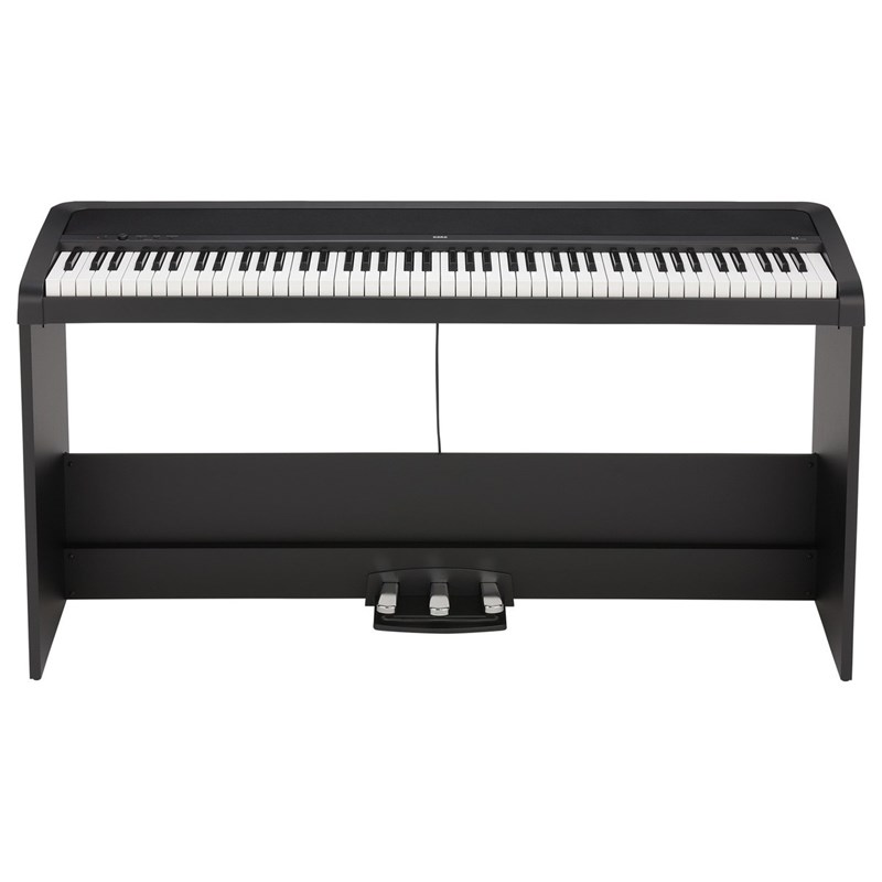 Korg B2SP Digital Piano, Black, front view