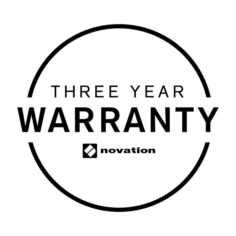 Novation 3 Year Warranty