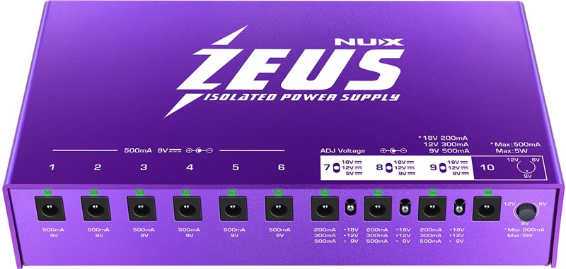 NU-X NIP-Z10 Zeus Pedal Power Supply