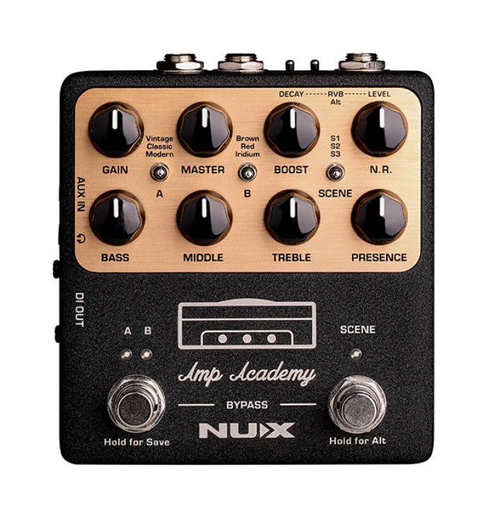 NUX Amp Academy Guitar Effects Pedal Front