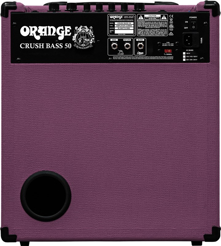 Orange Crush Bass 50 Glenn Hughes Limited 5