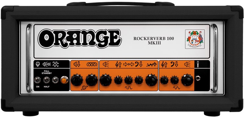 Orange RK100H Rockerverb 100W Head, Black