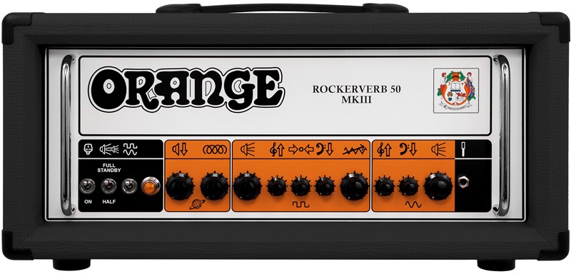 Orange RK50H MKIII Rockerverb 50W Head, Black