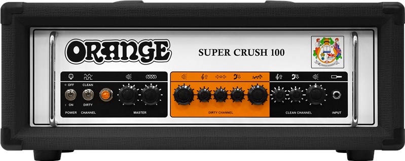 Orange Super Crush 100 Head Black 1