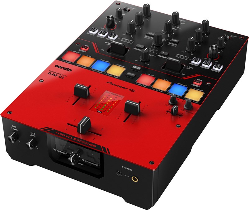 Pioneer DJ DJM-S5 Battle Mixer Angle
