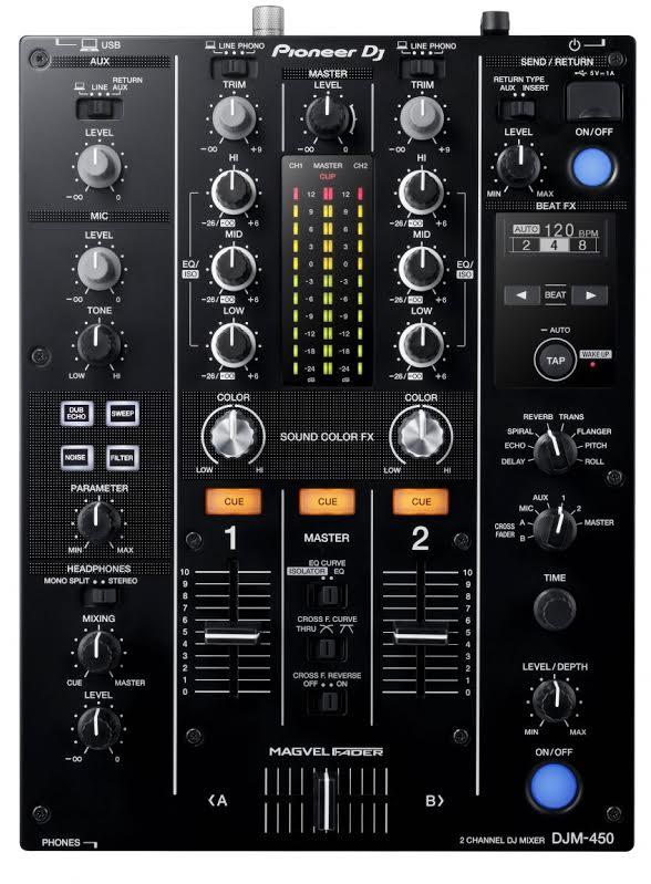 Pioneer DJM-450 2-Channel Mixer