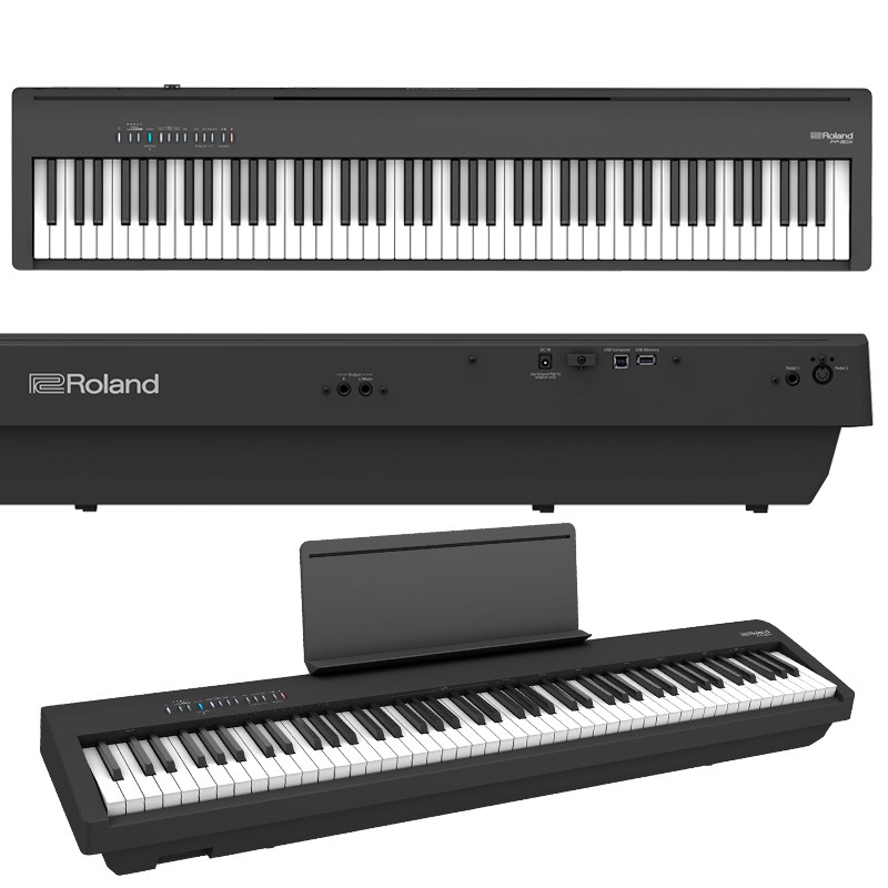 Roland FP30X Black  Digital Piano Package