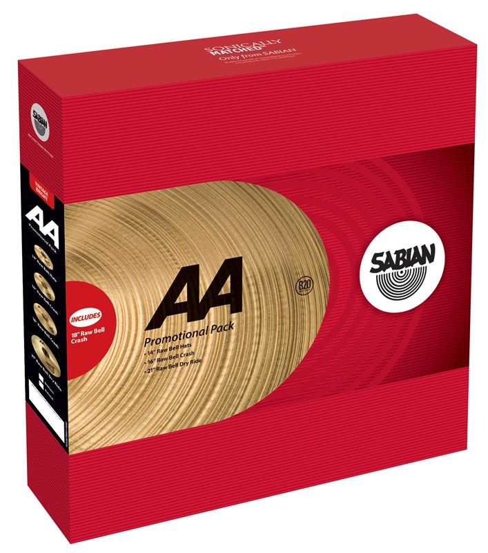 Sabian AA Raw Bell Promo Pack