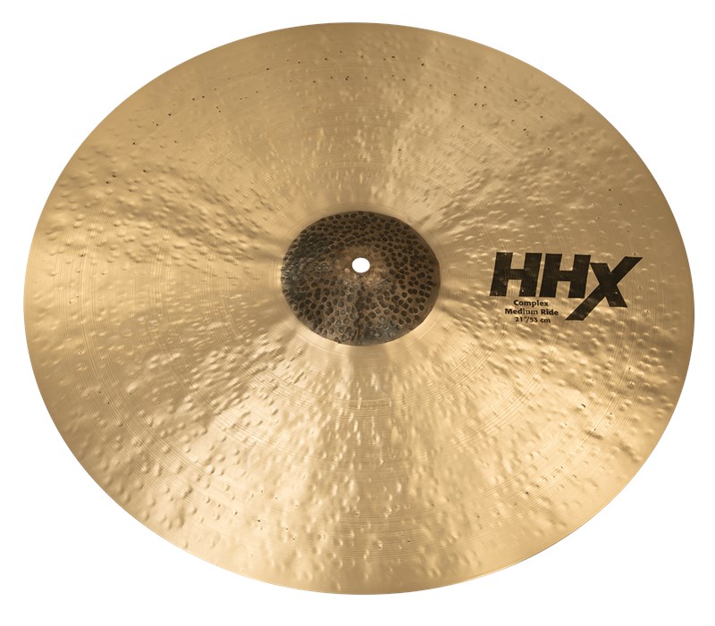 Sabian HHX Complex Medium Ride, 21in, front tilted