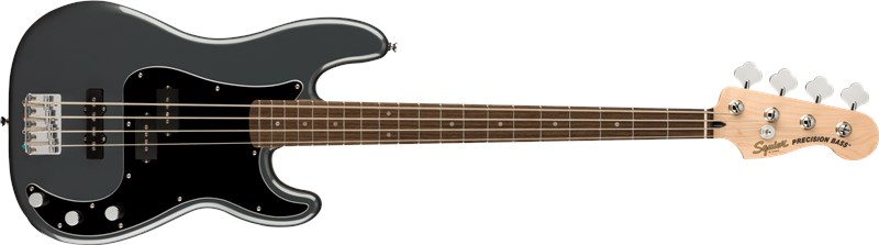 Squier Precision Bass PJ Charcoal Frost Metallic