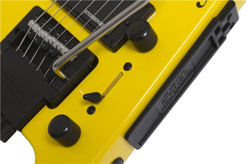Steinberger GT-PRO Deluxe Hot Rod Yellow switch