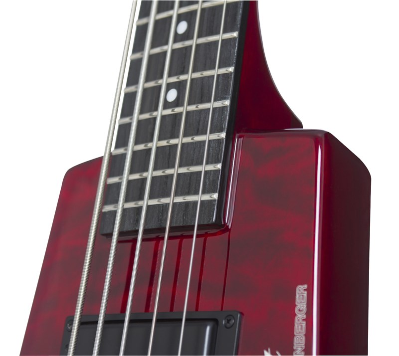 Steinberger XT-25 Quilt 5-string Wine Red bout