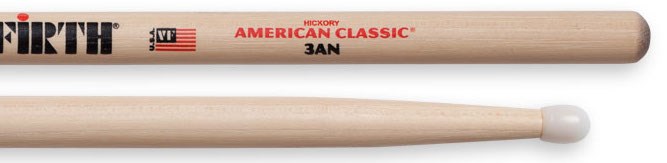 American Classic 3A Nylon Tip Drumsticks