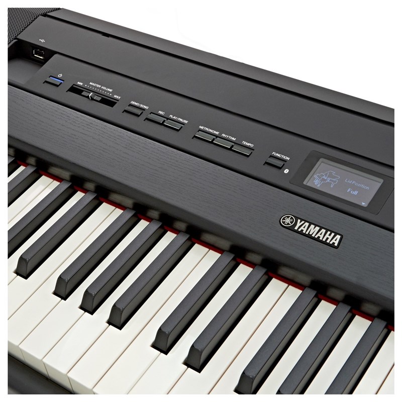 Yamaha P-515 Digital Piano, Black, Close Right