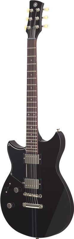 Yamaha RSE20L Black Guitar Angle