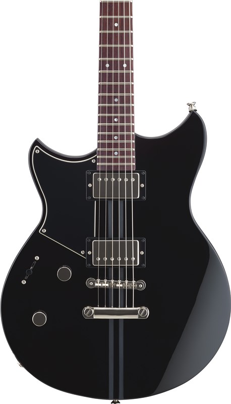 Yamaha RSE20L Black Guitar Front