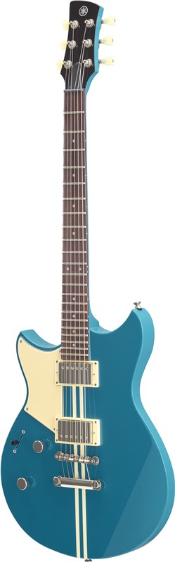 Yamaha RSE20L Revstar Swift Blue Guitar Angle