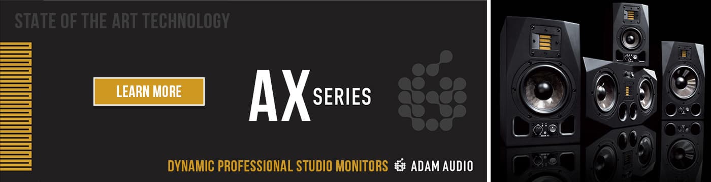 Adam Audio AX Series Banner