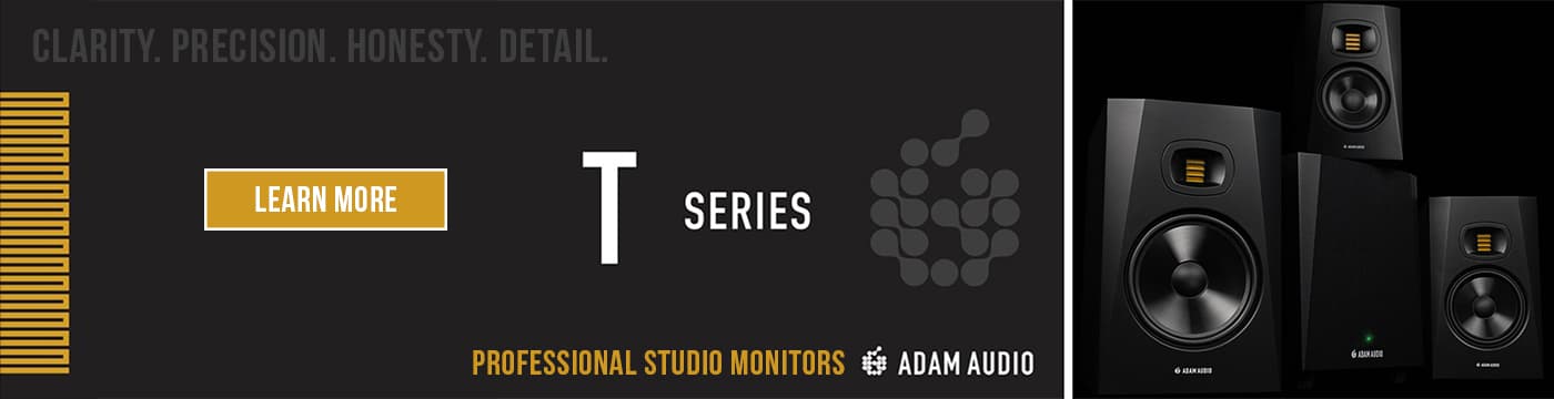 Adam Audio T Series Banner
